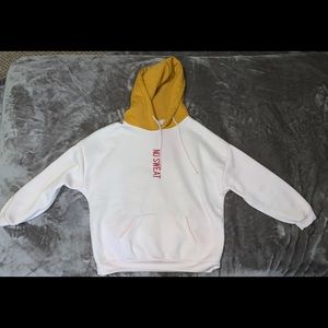 White hoodie